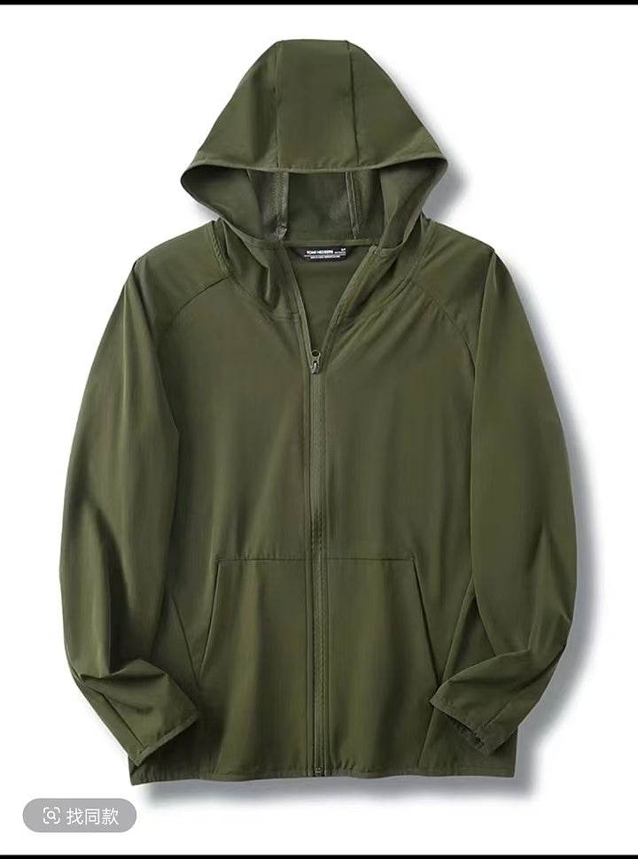 Unisex Lightweight Softshell Jacket Sun Protection, Breathable, Waterproof Quick-Dry 4-Way Stretch Thin Outdoor Coat For Men & Women