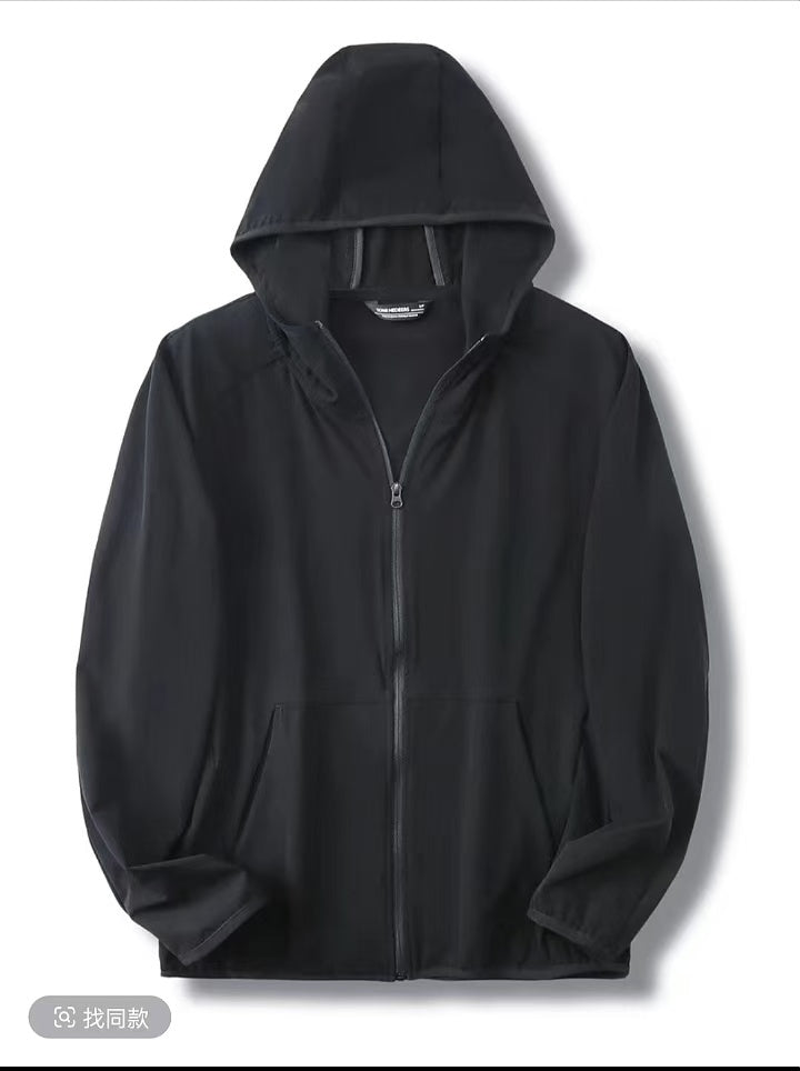 Unisex Lightweight Softshell Jacket Sun Protection, Breathable, Waterproof Quick-Dry 4-Way Stretch Thin Outdoor Coat For Men & Women